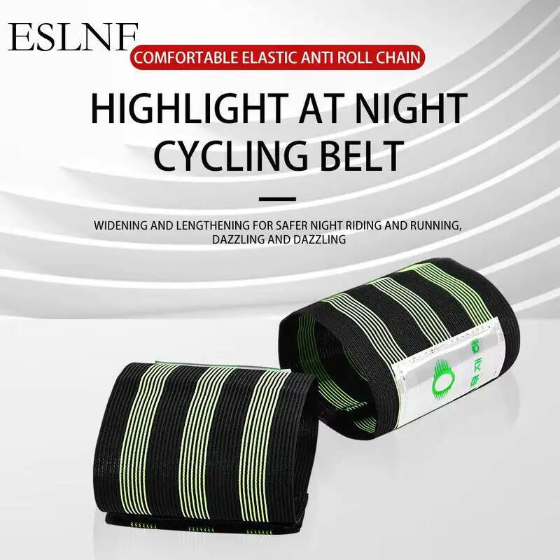 Cycling Commuter Pants - ESLNF Universele reflecterende fietsveiligheidsriemen Verstelbare enkelbroekbeenriem