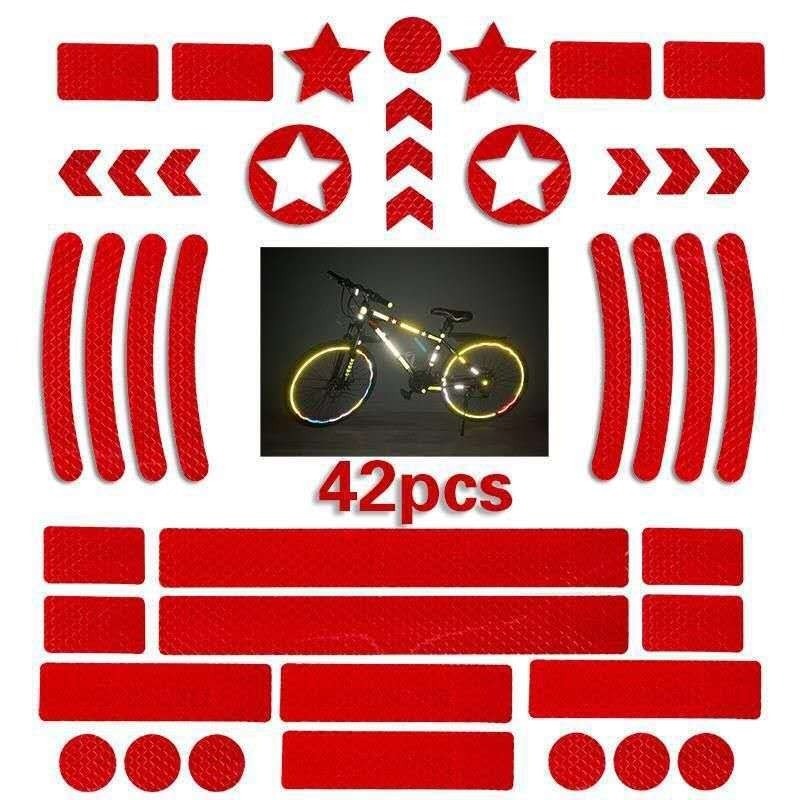 42 Stks/set Zelfklevende Refle - Spoke Reflector Set recensie en prijs