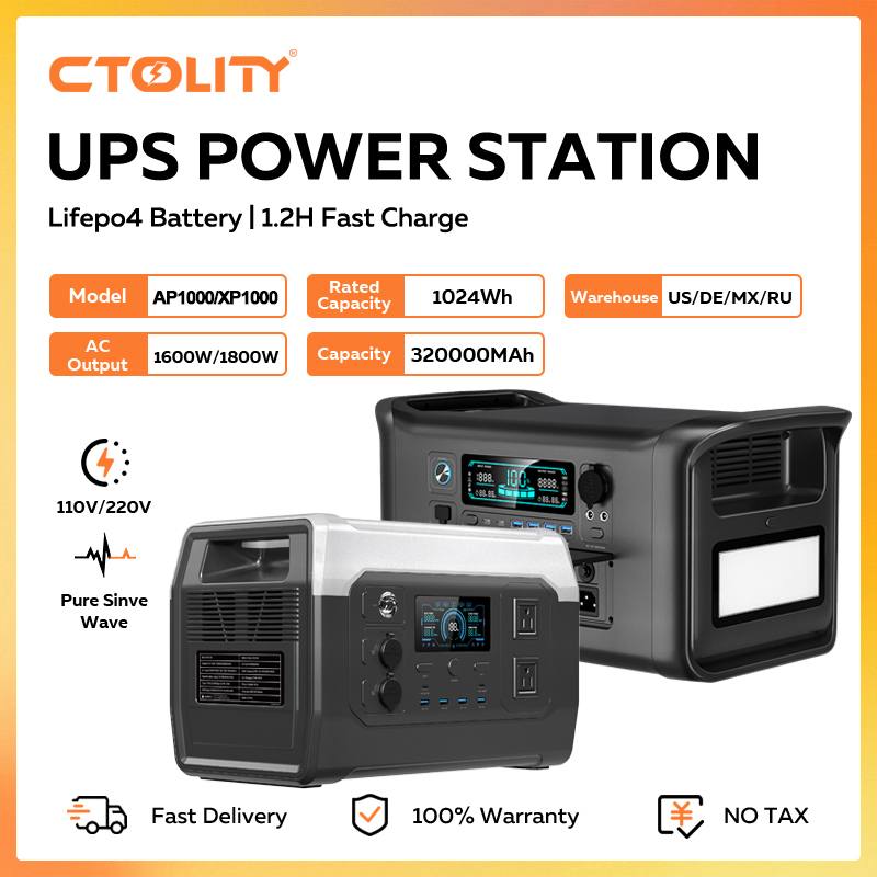 CTOLITY 1800W Draagbare Power  - Usb Charger Dynamo recensie en prijs