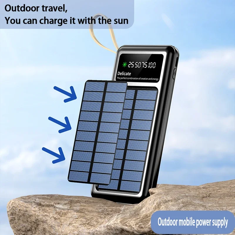 Zonne-energiebank 20000mAh met - Usb Charger Dynamo recensie en prijs